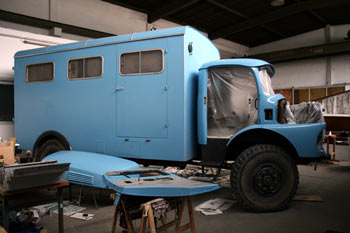 Mercedes Benz Fahrerhaus Restaurierung