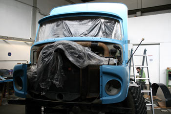 Mercedes Benz Fahrerhaus Restaurierung