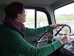 LKW Fahrerin