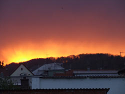 Wolke aus Vulkansche