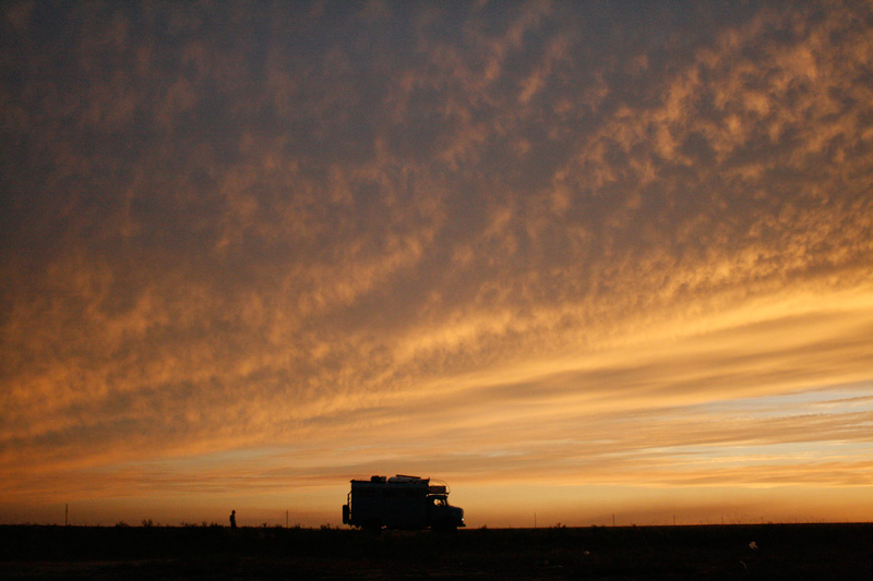 Sonnenuntergang mit Scherer Sonnenuntergang mit Scherer