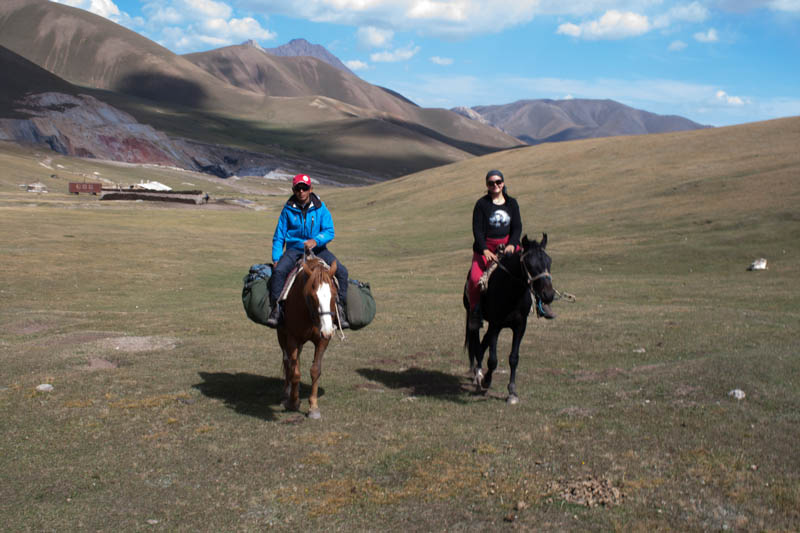 Pferdetrekking in Kirgistan