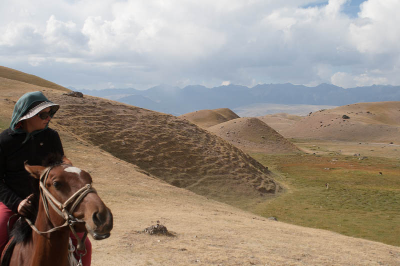 Pferdetrekking in Kirgistan