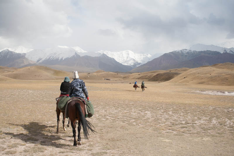 Pferdetrekking in Kirgistan