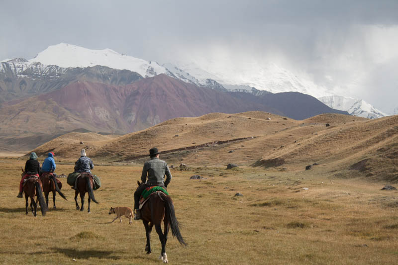 Pferdetrekking in Kirgistan