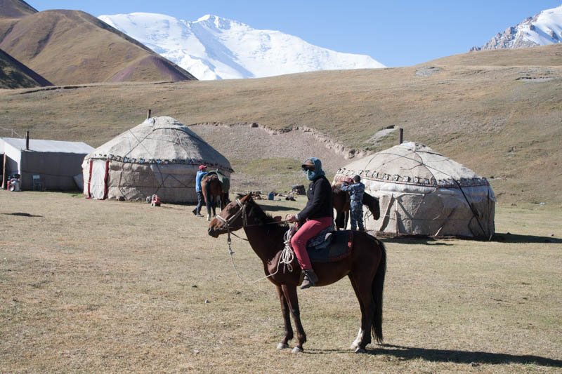 Pferdetrekking in Kirgistan