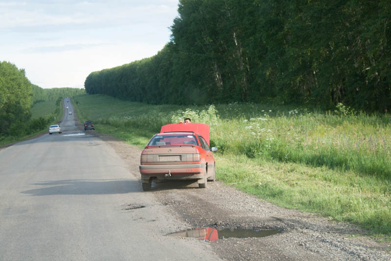 Weg in den Altai