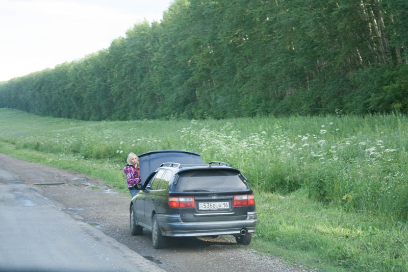 Weg in den Altai