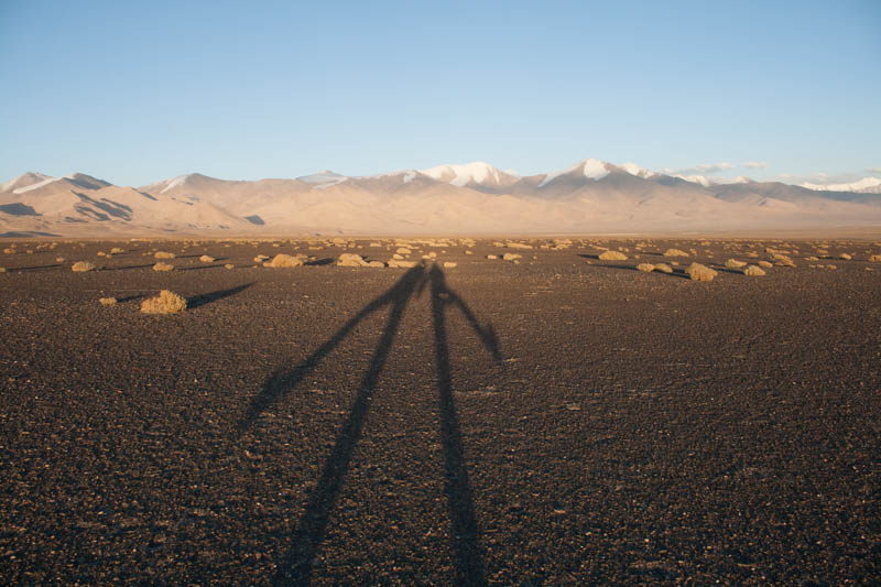 Schatten am Karakul