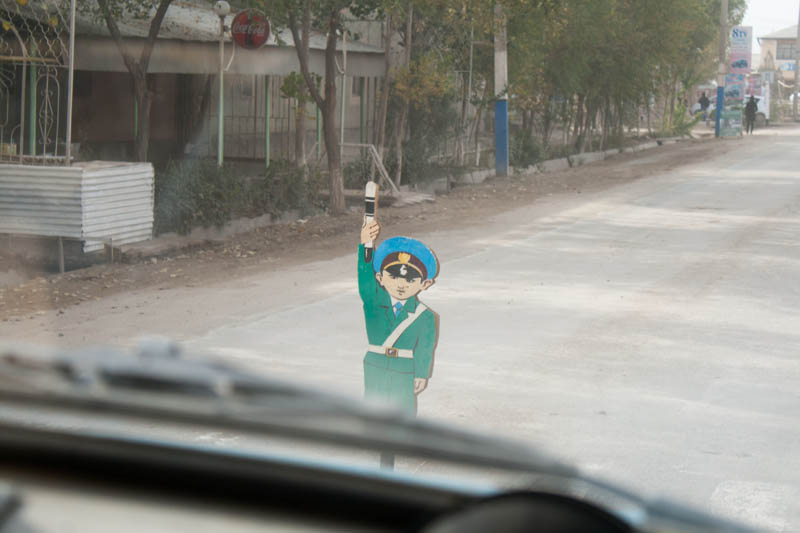 Polizeipräsenz Usbekistan